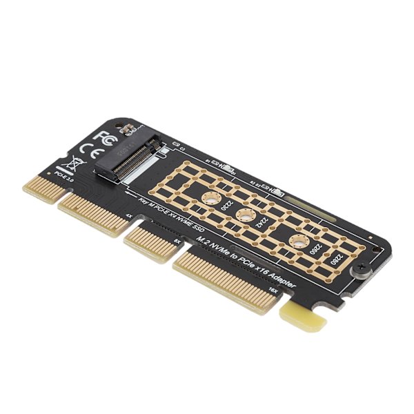 M.2 NGFF SSD til PCI-E 3.0 X16 High Speed SSD Harddisk Adapter Udvidelseskort