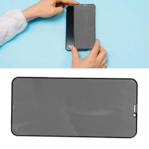 Beskyttende film for mobiltelefon, fullskjerm herdet glass, anti-spionfilm, skjermbeskytter for Iphone XR