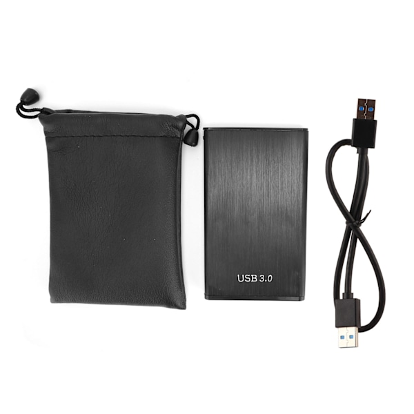 Mobil harddisk svart USB3.0 for OS X/XP/Win7/ Win8/Win10/Linux GK18 2,5 tommer