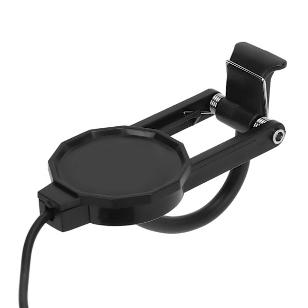 Violin Pickup Clip On Design 1/4in Jack Eliminera Brus Violin Pickup Tillbehör Svart 2.5m Kabel