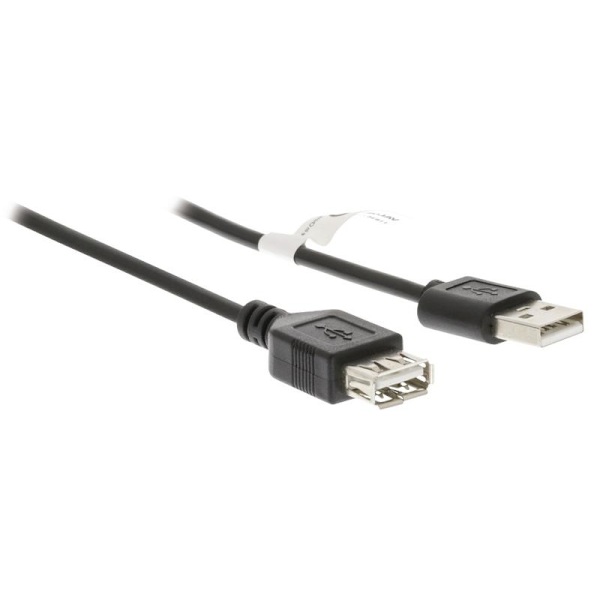 USB 2.0, förlängning 2m, kabel