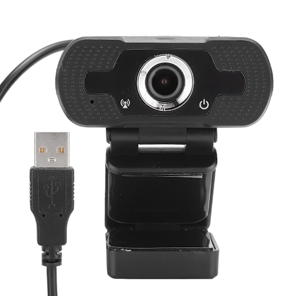 1080P USB-webkamera datamaskin kamera med mikrofon for konferanse videosamtale direktestrømming