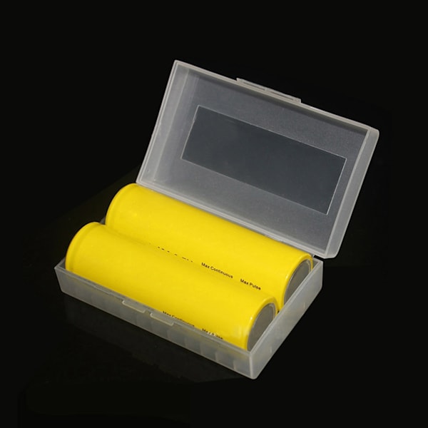 2 stk 2*20700/21700 batteribeskyttelsesboks, ikke-vanntett batterilagringsboks