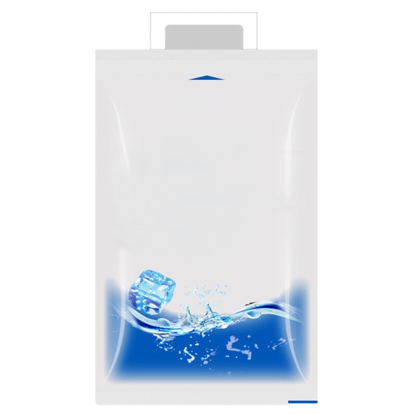 1 kpl jääpussi vesi-injektio jääpussi uudelleenkäytettävä geeli jääpakkaus kotitalouden kylmäkompressiin (800 ml: 14x25 cm)
