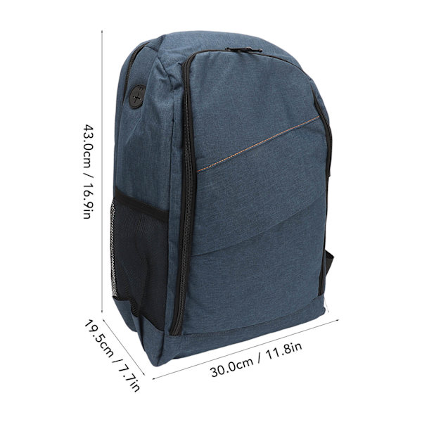 Kameraryggsäck Vattentät Polyester Laptop Ryggsäck med Regnskydd för Utomhus Träning Resor Camping