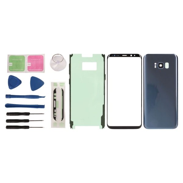 S8+ S8 Plus -takaisiklasin vaihto - Etuosan ulkolasin korjaussarja - Esiasennettu linssi ja liima