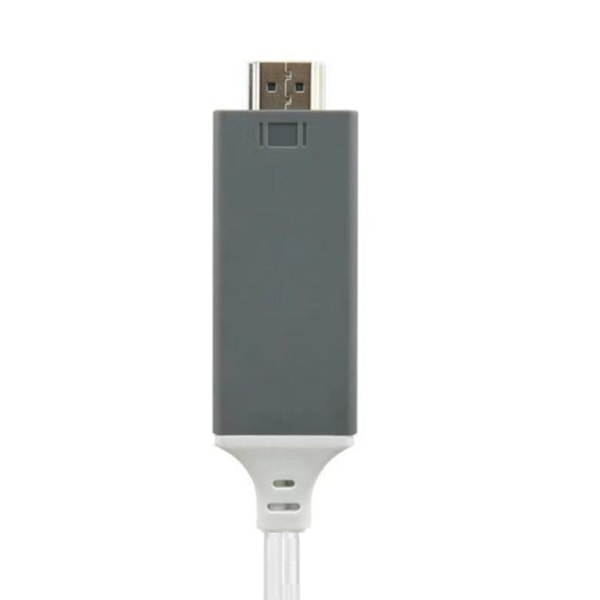 Adapterkabel Type C til High Definition Multimedia Interface-kabeladapter PVC-kobber til telefon, bærbar computer, hvid