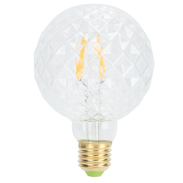 220V LED Dekorativ Glödlampa E27 4W G95 Glas Glödlampa Hög Ljusstyrka Filament Lampa Vintage Ljuskälla för Vardagsrum Sovrum