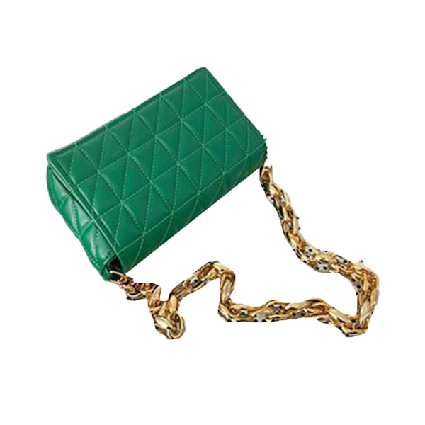 Crossbody-veske i PU-skinn   Stilig og fasjonabel vintage crossbody-veske for kvinner Grønn Fri størrelse