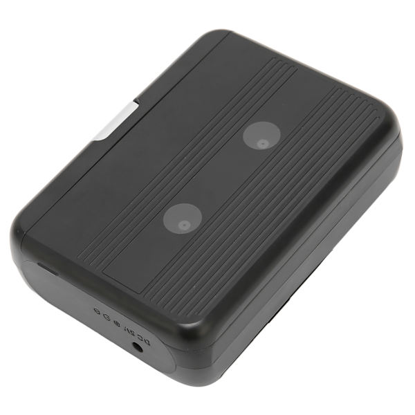 TON007B Bluetooth Kassetteafspiller med Hovedtelefon Auto Reverse Funktion Stereo KassetteafspillerSort