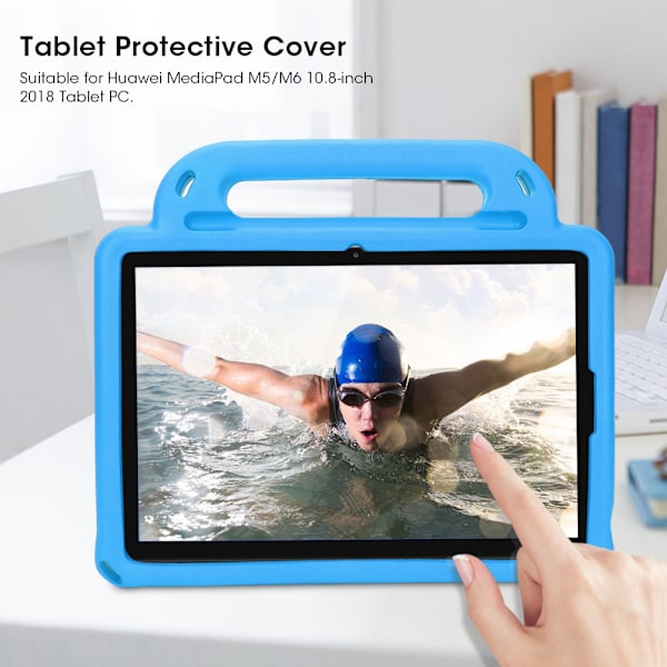 Skyddsfodral för surfplatta Huawei MediaPad M5/M6 10.8 tum AntiDrop EVA Barnvänligt (Blå)