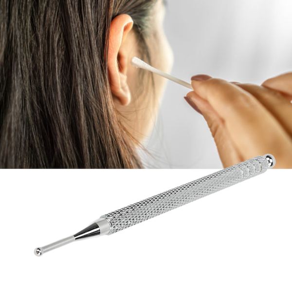 Kopparörons Akupunkturpenna Professionell Ergonomisk Öronakupunktur Reflexologimassageverktyg Silver
