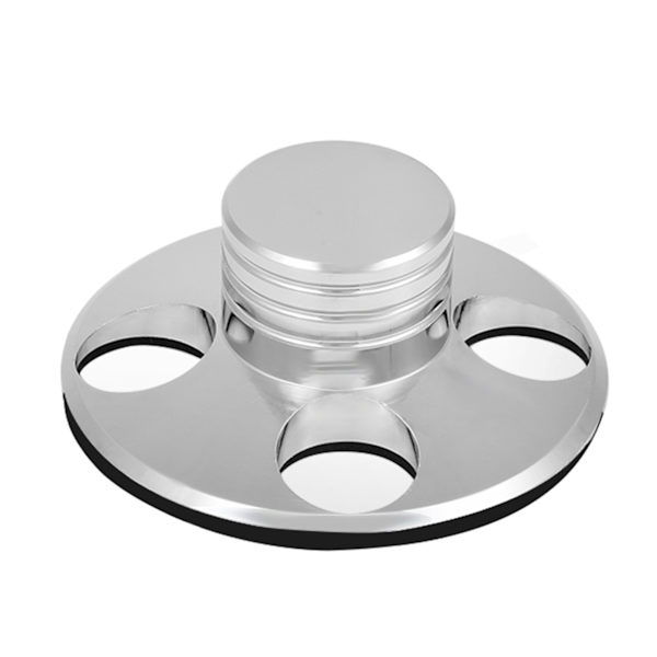 Audio platespiller i metall, platestabilisator, LP-vinylplateklemme