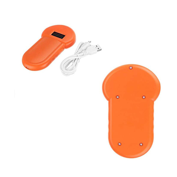 Djurchipsläsare, djurchipsläsare för hund, mikrochips handhållen djurskanner, djur-ID-läsare, inbyggd summer, USB laddning, för husdjur