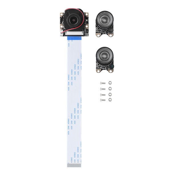 5MP manuell IR-CUT nattvisionskameramodul med 2 st fyllningsljus för Raspberry Pi 2/B+