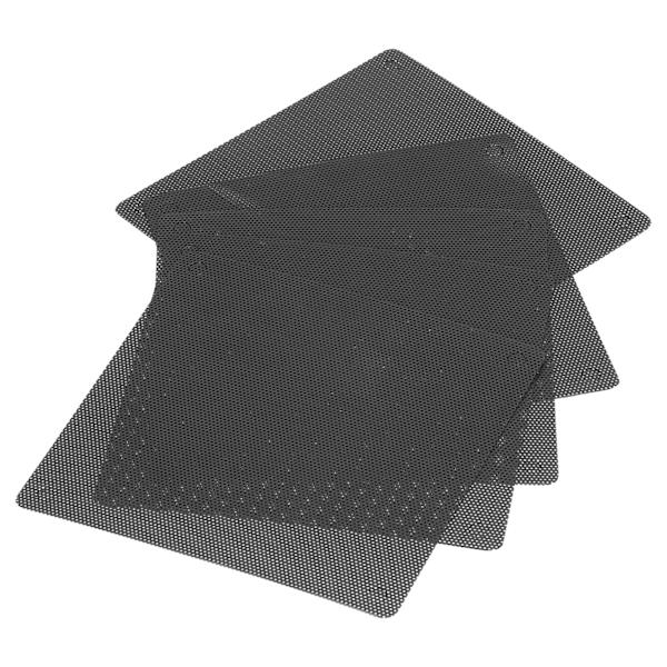 5 kpl 12 cm tietokoneen tuulettimen suojus PC tietokone kannettava PVC pölytiivis tuulettimen pölysuodatin musta