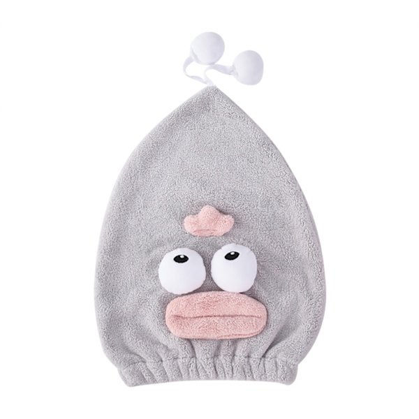 Hårhanddukar Snabbtorkande Mjuk Absorberande Söt Cartoon Korall Sammet Mikrofiber Hårhandduk för Dusch Spa Clownfish