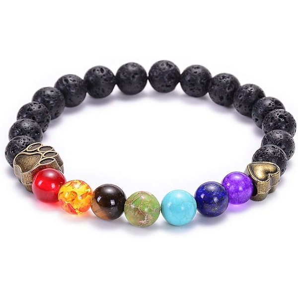 Naturlig 7 Chakra Reiki Healing, Absorberar Eteriska Oljor, Stresslindring Och Vitalitetsextrakt, Perfekt Gåva Till Vem Som Helst, Passar Män, Kvinnor,