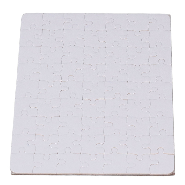 6 sæt tomme puslespil 63 stk 13x18cm Hvid samling DIY sublimeringsemner Puslespil til livsfoto