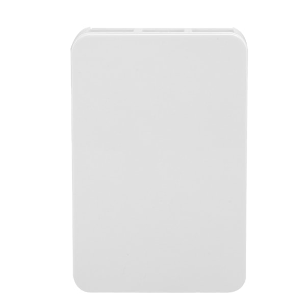 ABS-fodral 3 st kylflänsar hölje låda passar för Raspberry Pi 4 svart vit transparent (vit)