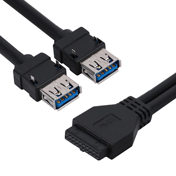 USB3.0 19/20PIN Työpöydän Etu Emolevy Paneelin Kiinnityskaapeli Kiinteillä Jaloilla (0,6 m)