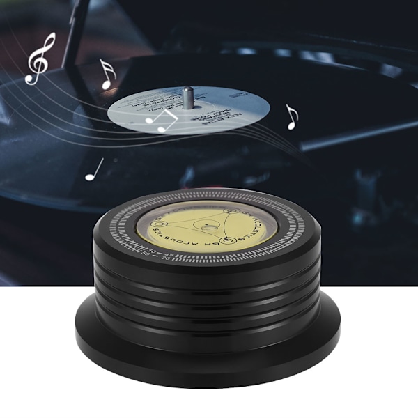50Hz levysoittimen levyn vakaaja pidike kuplatasolla LP-vinyylilevyille