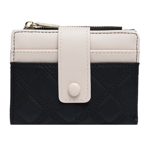 Plånböcker kvinnor liten plånbok för kvinnor PU Läder Organizer Dragkedja Myntväska Bifold Liten Koppling, 11,2*8*2cm