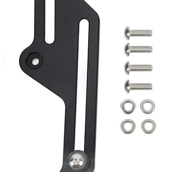 Par justerbart vindskjermfeste for motorsykkel, anodisert svart, erstatning for Tenere 700 XT700Z 2019‑2021