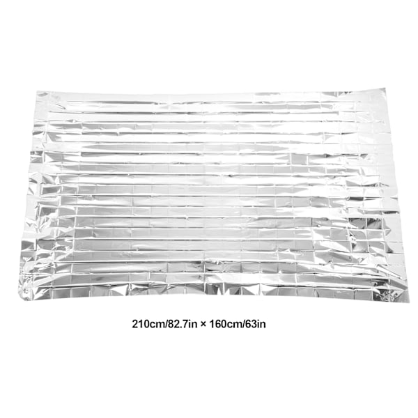 Överlevnadsviktigt, Kompakt Termisk Nödfilt, Slitstarkt Isolerande Mylar-material Reflekterar Kroppsvärme För Oöverträffad Termisk Effekt