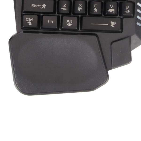 Halv hånd gaming tastatur og mus combo kablet gaming mus konverter til Android til Harmony til IOS 10.0‑13.3