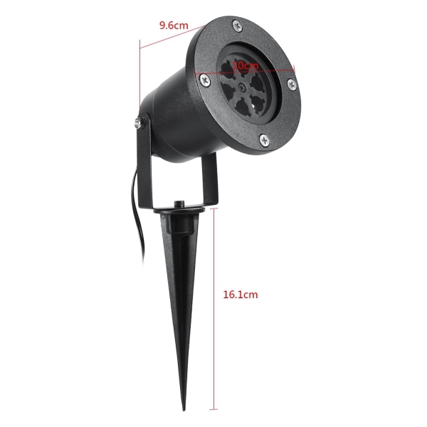 Gnistrande fjärilsljusmönster LED-scenlaserprojektor