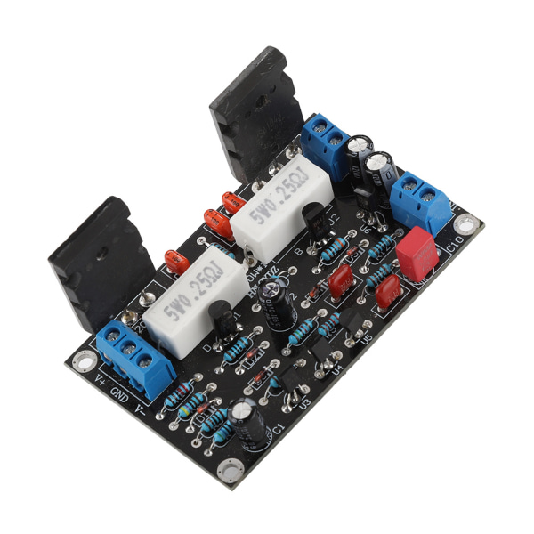 2SC5200+2SA1943 Förstärkarkort 100W Amp Högtalarkrets Skyddskort