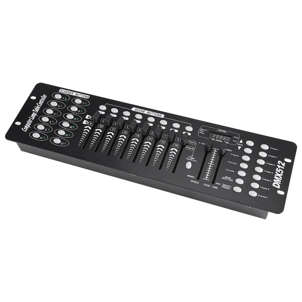 192 DMX-kanals scenelysstyring til skolekoncerter, fester, diskoteker, KTV-klubber, 220-240V EU-stik