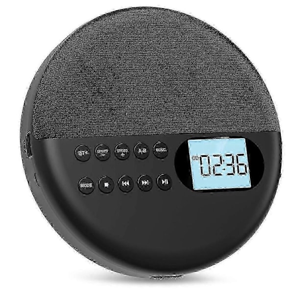 Genopladelig CD-afspiller med Bluetooth-forbindelse og ASP LCD-skærm