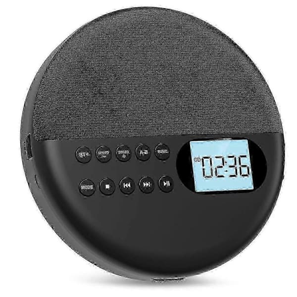 Ladattava CD-soitin Bluetooth-yhteydellä ja ASP LCD-näytöllä