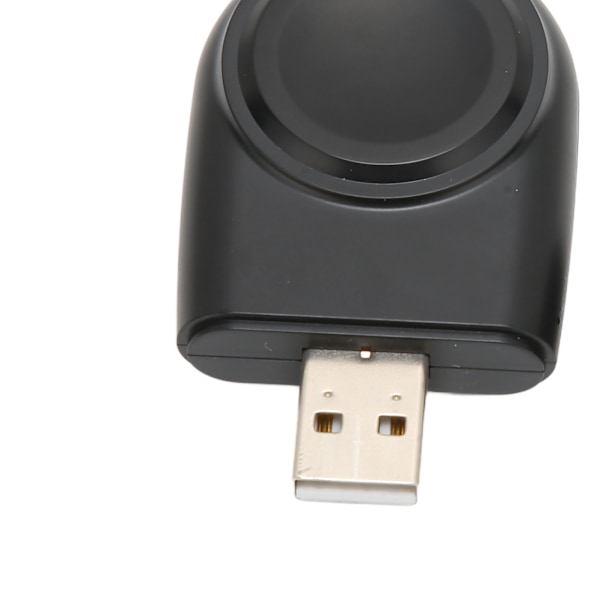 Se trådløs lader med sterk magnetisk adsorpsjon, liten bærbar trådløs ladestasjon for IOS Watch, svart