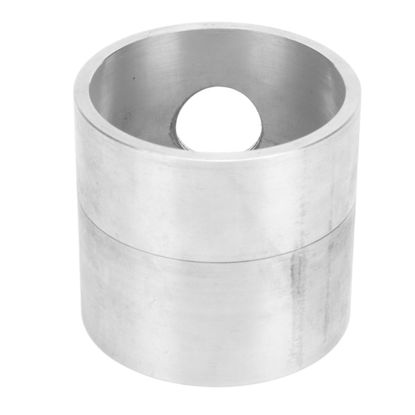 Cylindrisk smältdegel för smycken, sandlåda i aluminiumlegering för metallgjutning, högtemperaturbeständig med praktisk användning för flera ändamål