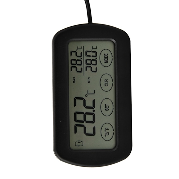 LCD-skærm æg inkubator krybdyr tank digitalt termometer hygrometer
