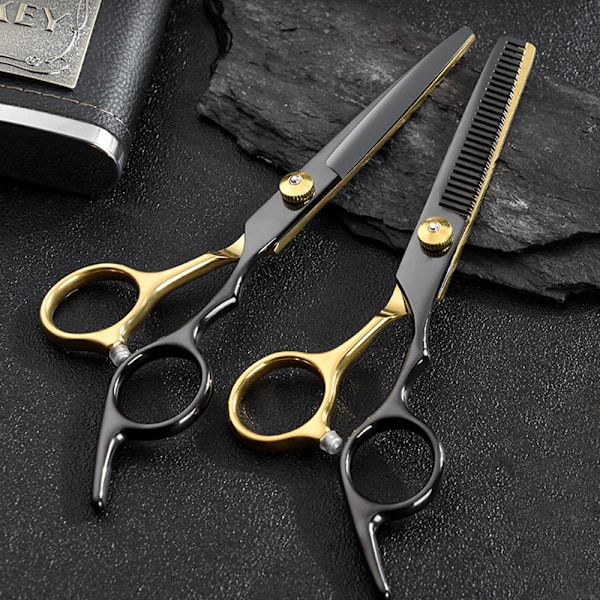 Hårklippesaks Salon Barber Frisør Udtynding Teksturerende Saks Sæt Hårklippesæt