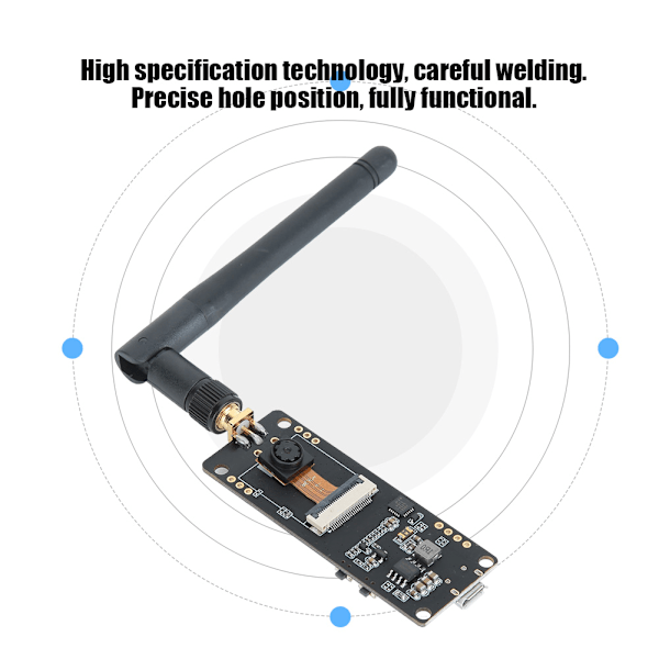Kameramodul WiFi Bluetooth 2MP Utvecklingskort 0,91 tum OLED för TTGO T-Journal ESP32