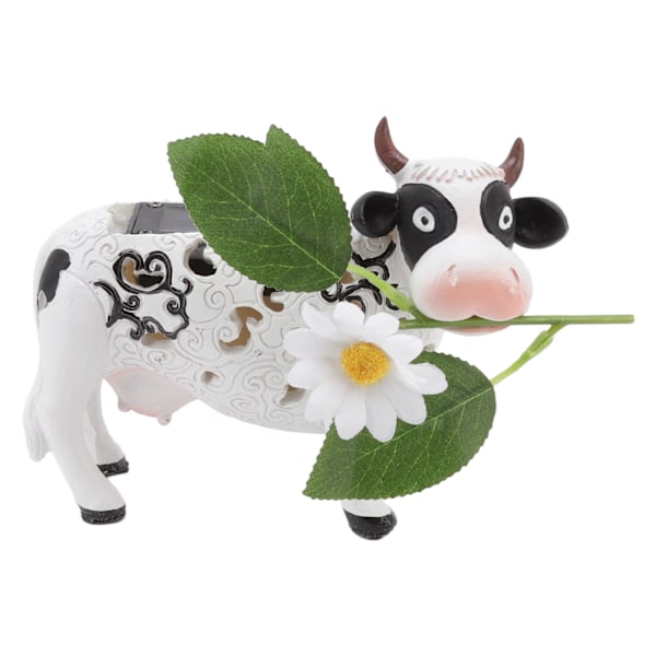 Daisy Ku Solcellelys Dyreformet Fargeskiftende LED Hage Solcellelampe Statuer for Terrasser Fortau