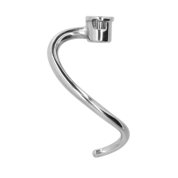 Professionell Degkrok för KitchenAid-mixers, Rostfri & Diskmaskinsäker, Spiraldesign för Snabb Degknådning, Kompatibel med 5Qt & 6Qt