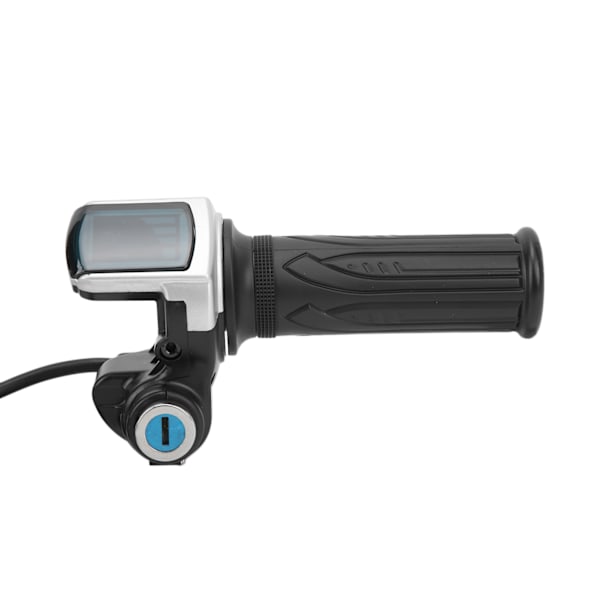 Elektrisk cykel Twist Throttle Grip Lock Key Set LED-indikator til motorcykel scooter 48V