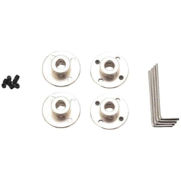 GETIT 8 mm flänskopplingsanslutning, styrkoppling i stålmodell (4-pack)