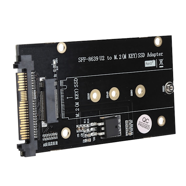 NGFF M.2 Key M SSD - SFF-8639 -sovitin, PCB-emolevy, vaihtoehto Ultrabook Mini SATA -laitteelle