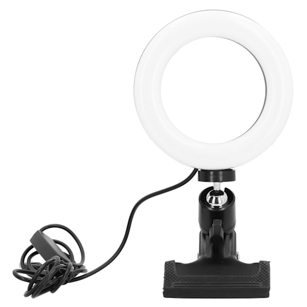 12CM rengasvalo 56LED 3-värilämpötila 10-tason himmennettävä täyttö
