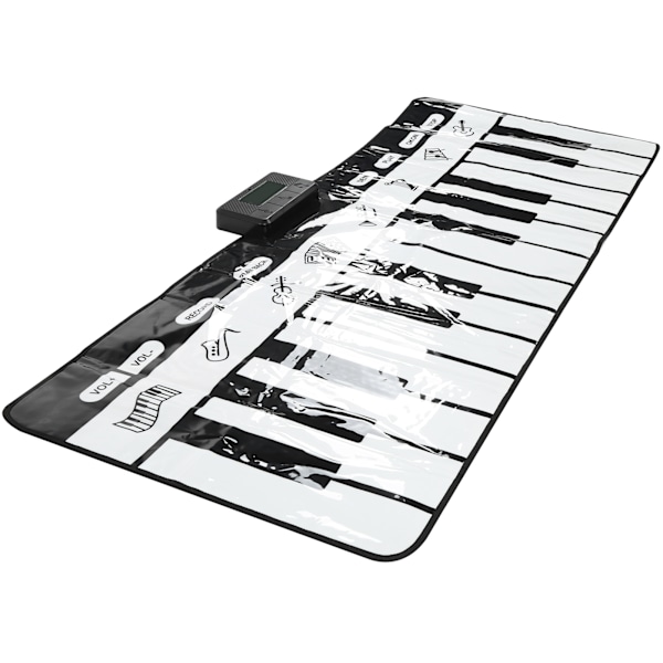 180x72cm Non Slip 24 Key Electronic Music Piano Blanket Mat Musi