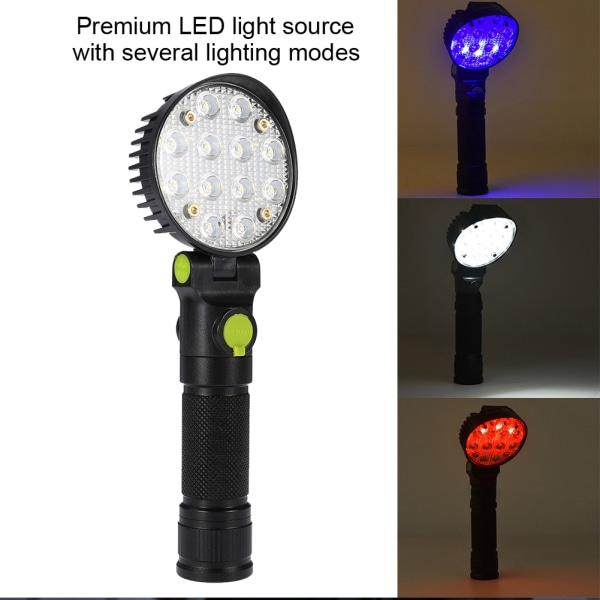 LED-arbetslampa USB -laddningsnödljus med magnet för Ou