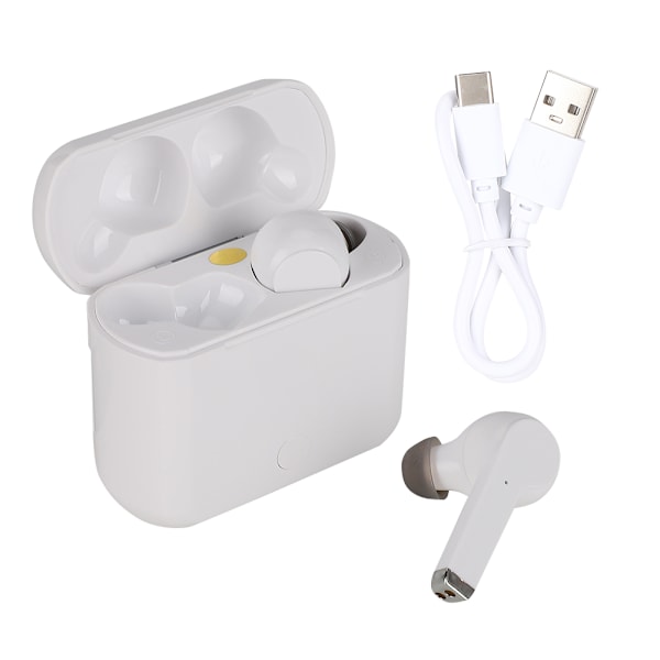 A12 TWS Bluetooth 5.0 Trådløse In Ear Ørepropper for Mobiltelefon Tablet Bærbar PC (Hvit)