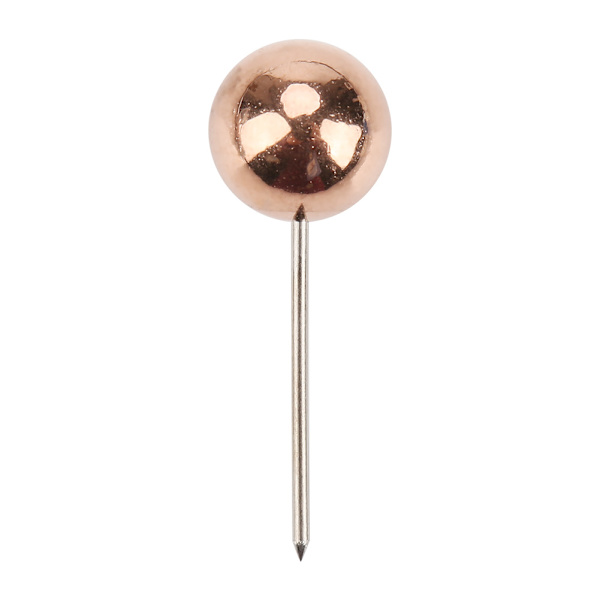 200 st runda kulor i plast, tryckknappar, dekorativa DIY-verktyg (roséguld)
